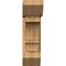 Ekena Millwork Balboa Slat Smooth Bracket w/ Offset Brace, Western Red Cedar, 7 1/2"W x 22"D x 26"H BKT0806X22X26BOA06SWR - alternate 3